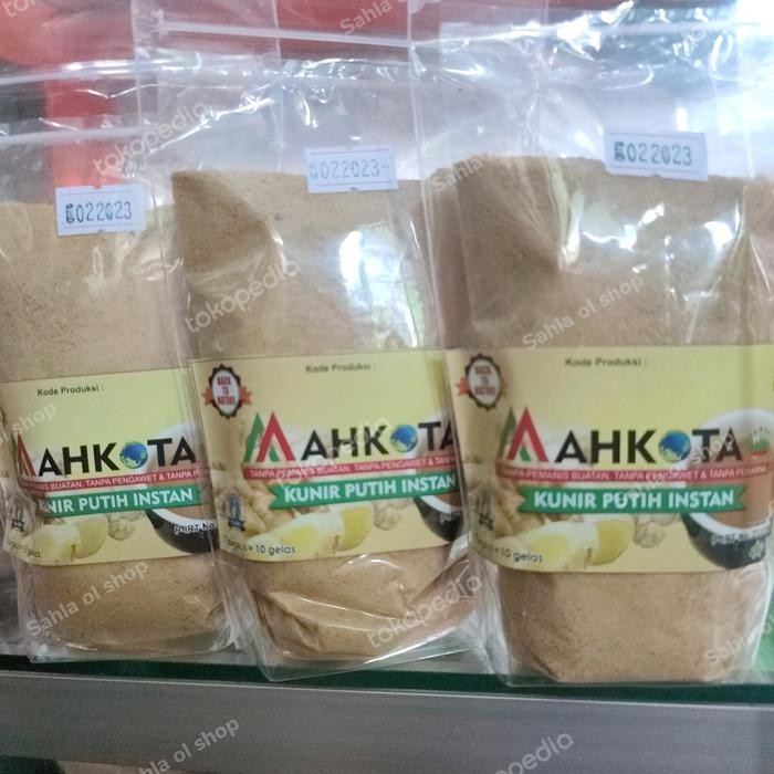 

Terlaris Kunyit/Kunir Putih Instant Mahkota