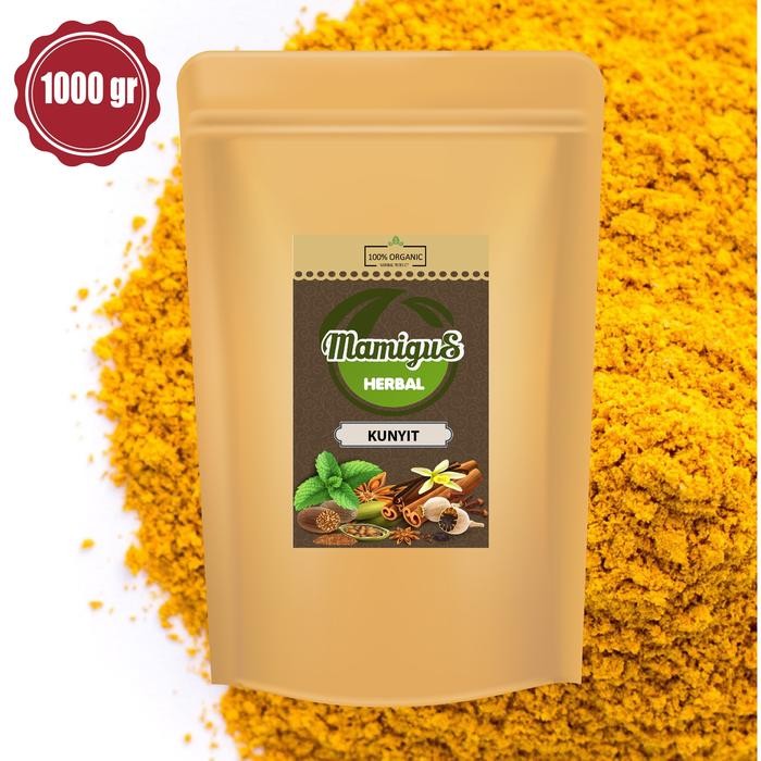 

Terlaris (1 Kg) Kunyit / Kunir Bubuk Organik