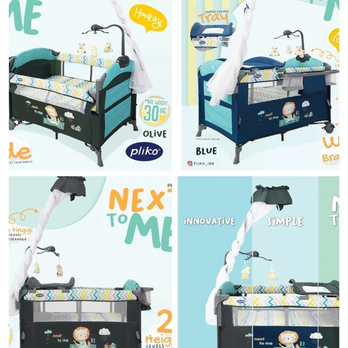 Box Bayi Pliko 828 Lr Tempat Tidur Anak Bayi Pliko 828