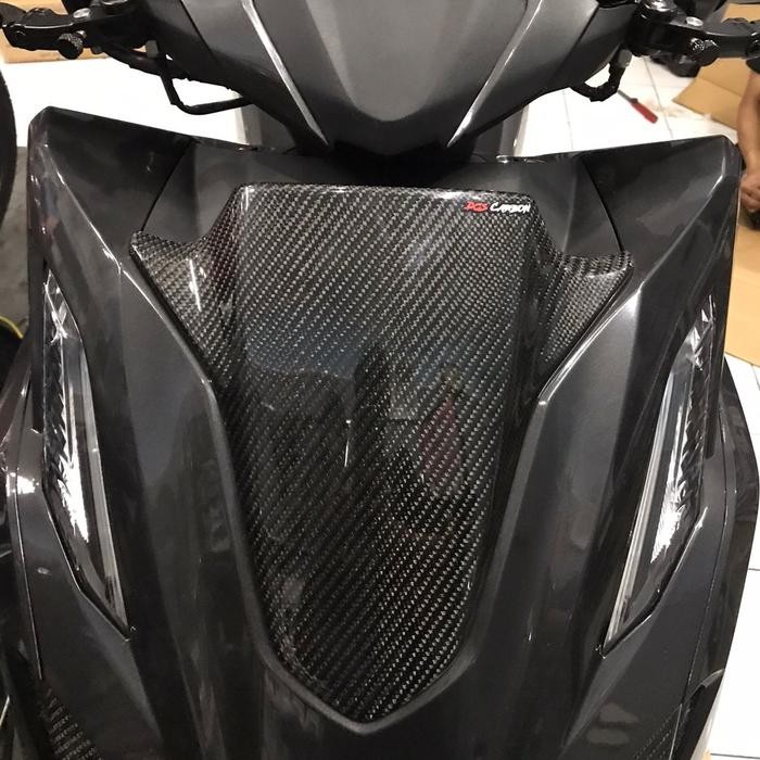 Stok Baru Cover dasi carbon kevlar Vario 160 Model Polos