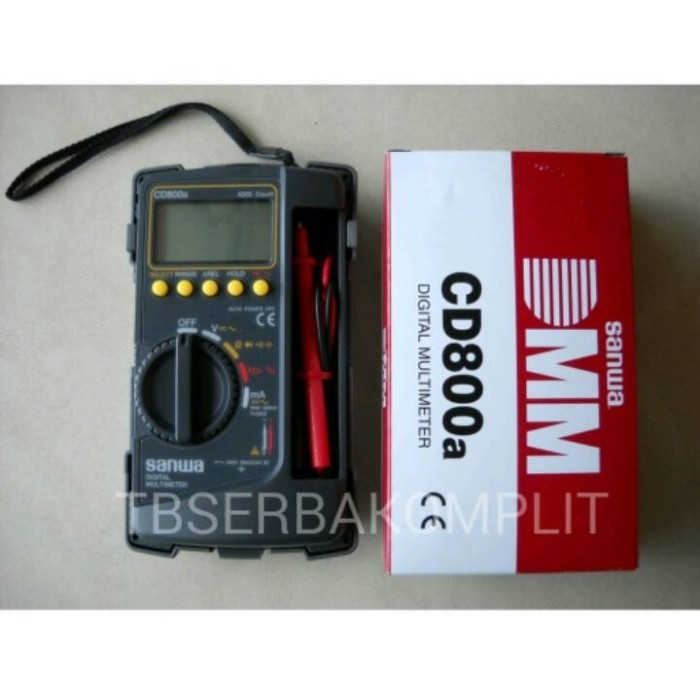 New Sanwa Cd800A Digital Multimeter Multitester Original Asli