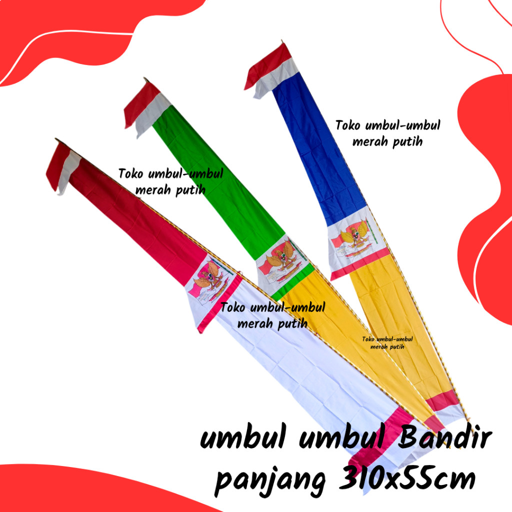 Flowpartt Bendera Bandir Umbul Umbul Jumbo Umbul Umbul Warna Warni Umbul Umbul