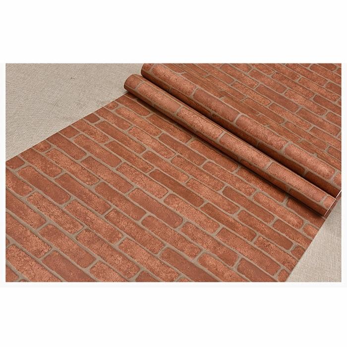 JTTOP" WALLSTICKER/STIKER DINDING/STIKER TEMBOK MOTIF BATA MERAH MUDA