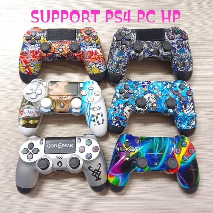 STIK PS4 OP STICK PS4 MOTIF STIK PS4 ORI PABRIK GAMBAR