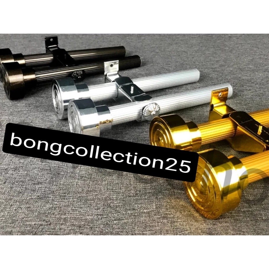 Set Double Batang Gorden Endcup Mini/ Tiang Gorden Double Mini