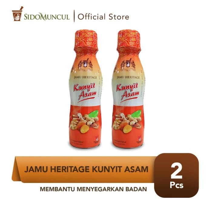 

Terlaris Sido Muncul Jamu Heritage Kunyit Asam 2X150Ml