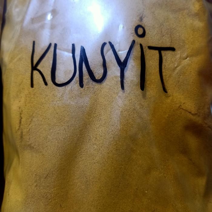 

Terlaris Kunyit Kuning Bubuk Asli /Kunir Bubuk Alami