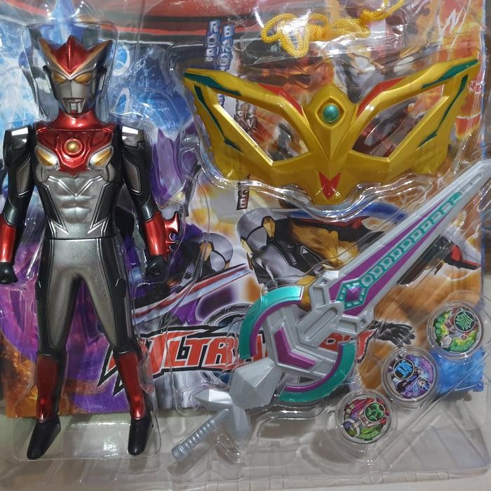 ASLI ultraman ultrahero set pedang topeng ultra orb droiyan ginga geed zero