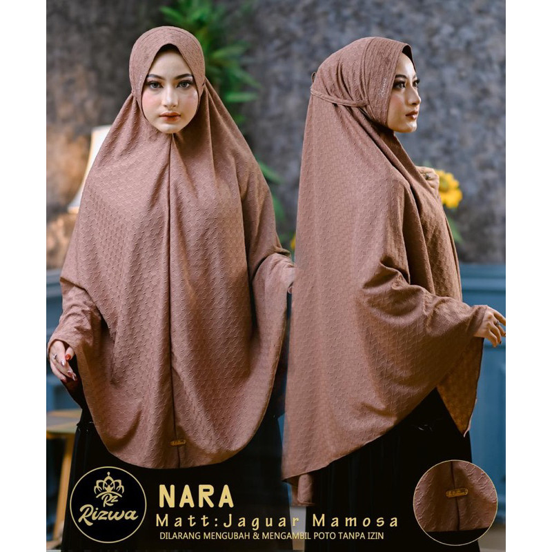 Hijab Instan Jumbo XXXL Nara By Rizwa Jaguar Mamosa