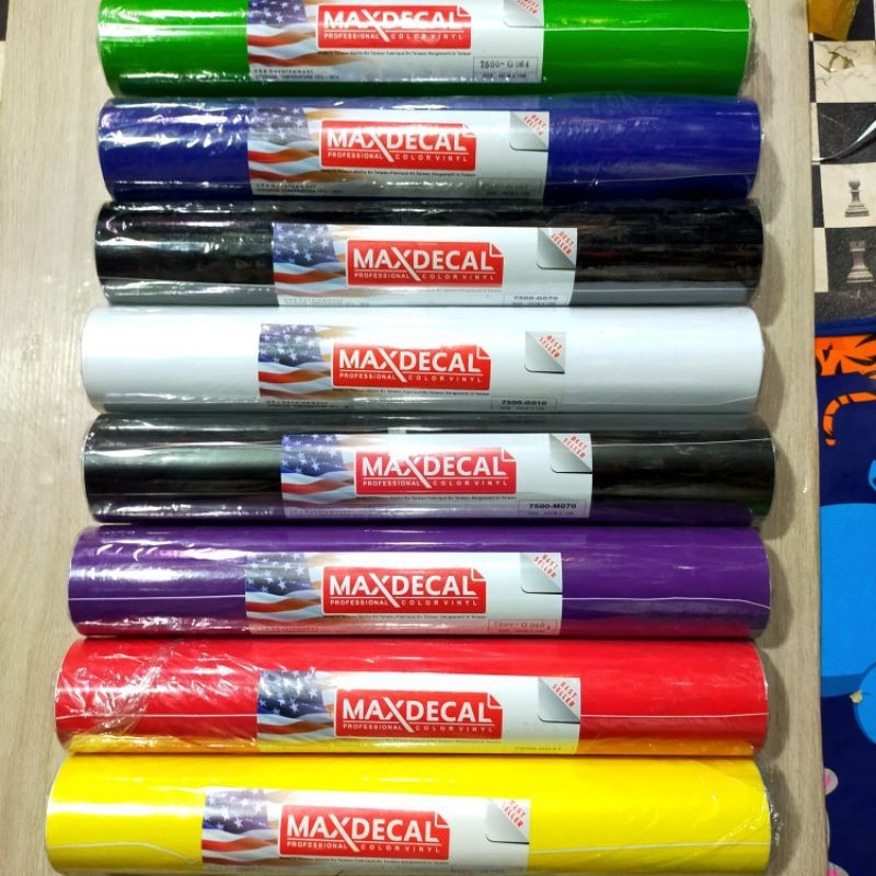 NEW STIKER SKOTLET MOTOR 1 ROLL MAXDECAL SKOTLET MOTOR SKOTLET MOBIL 1 ROLL PANJANG 15 METER