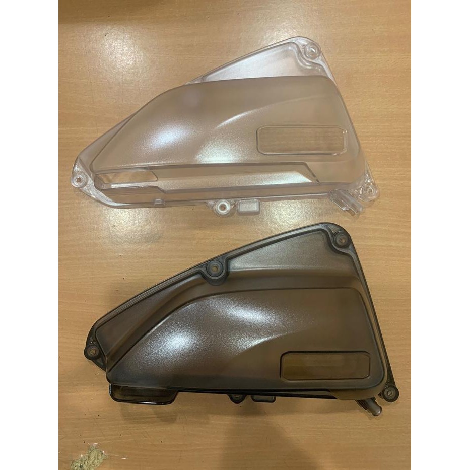 Tutup / Cover Air Filter Transparan New Beat / New Scoopy