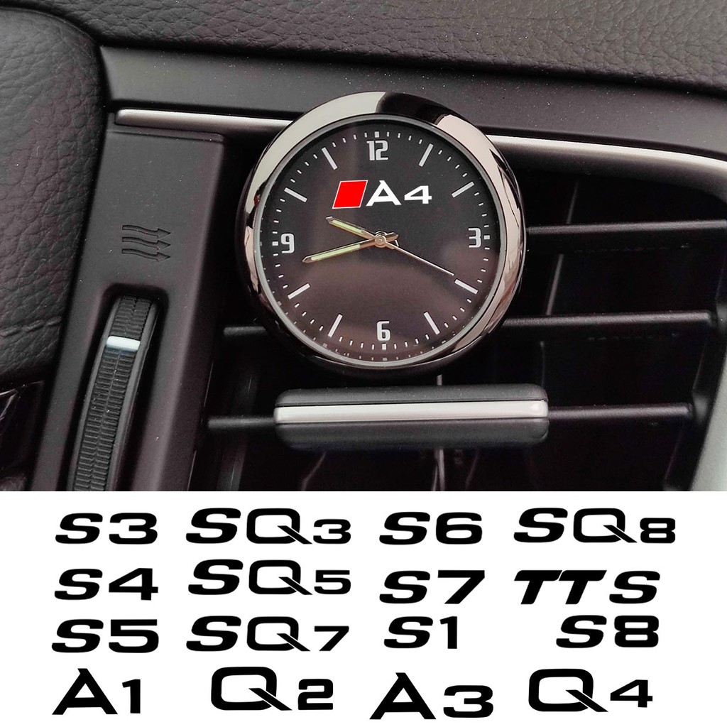 Car Decoration Clock Watch Car Electronic Quartz Watch For Audi A1 A2 A3 A4 A5 A6 A7 A8 Q2 Q3 Q5 Q7 