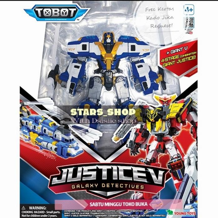 Tobot Galaxy Detectives Justice V+ Giant V4 Stage Original