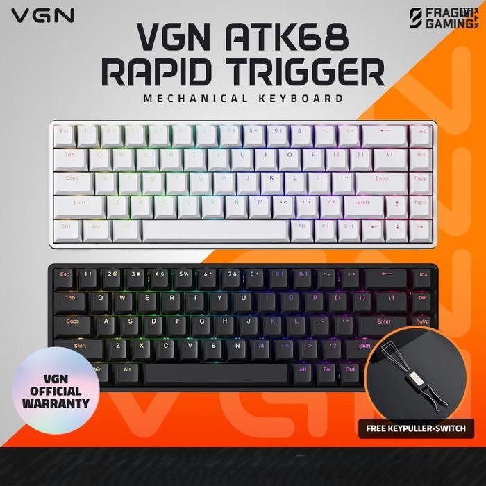 

VGN VXE ATK68 / ATK-68 Hall Effect 65% Keyboard Rapid Trigger ATK 68