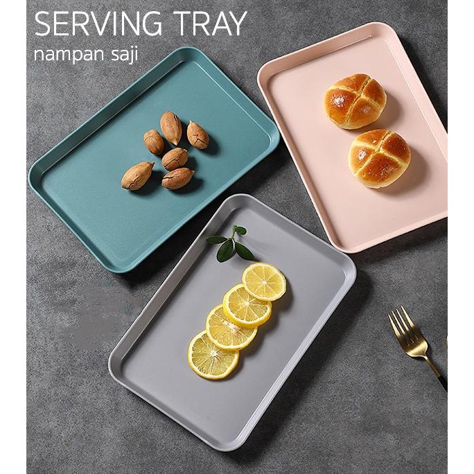 

KA 18 Nampan Saji Baki Plastik Saji Makanan dan Minuman