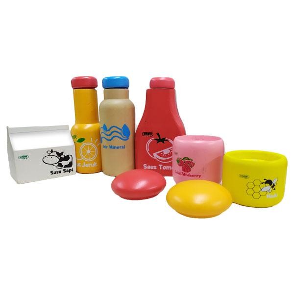 

Botol Makanan dan Minuman- Mainan Kayu Edukatif - Kayu Seru