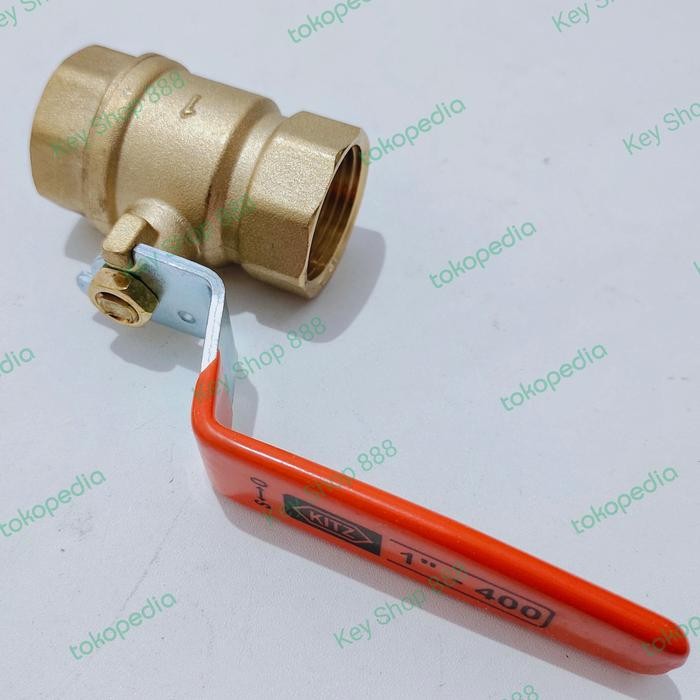 Ready!! Ball Valve KUNINGAN KITZ 1" Stop Keran KITZ 1 Inch Promo Termurah
