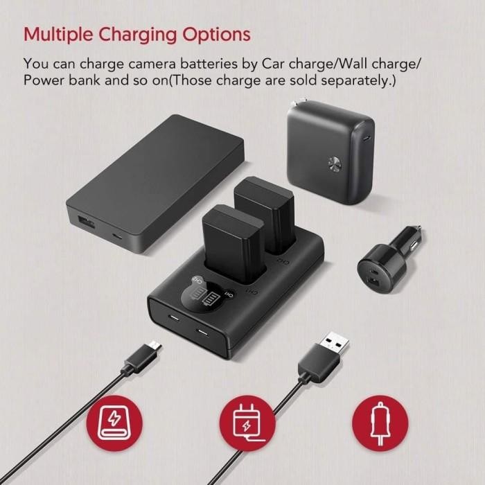 TERLARIS Avangarde Charger Kit Sony FW-50 Battery & Dl-FW-50 / Avangarde Fw50 SALE
