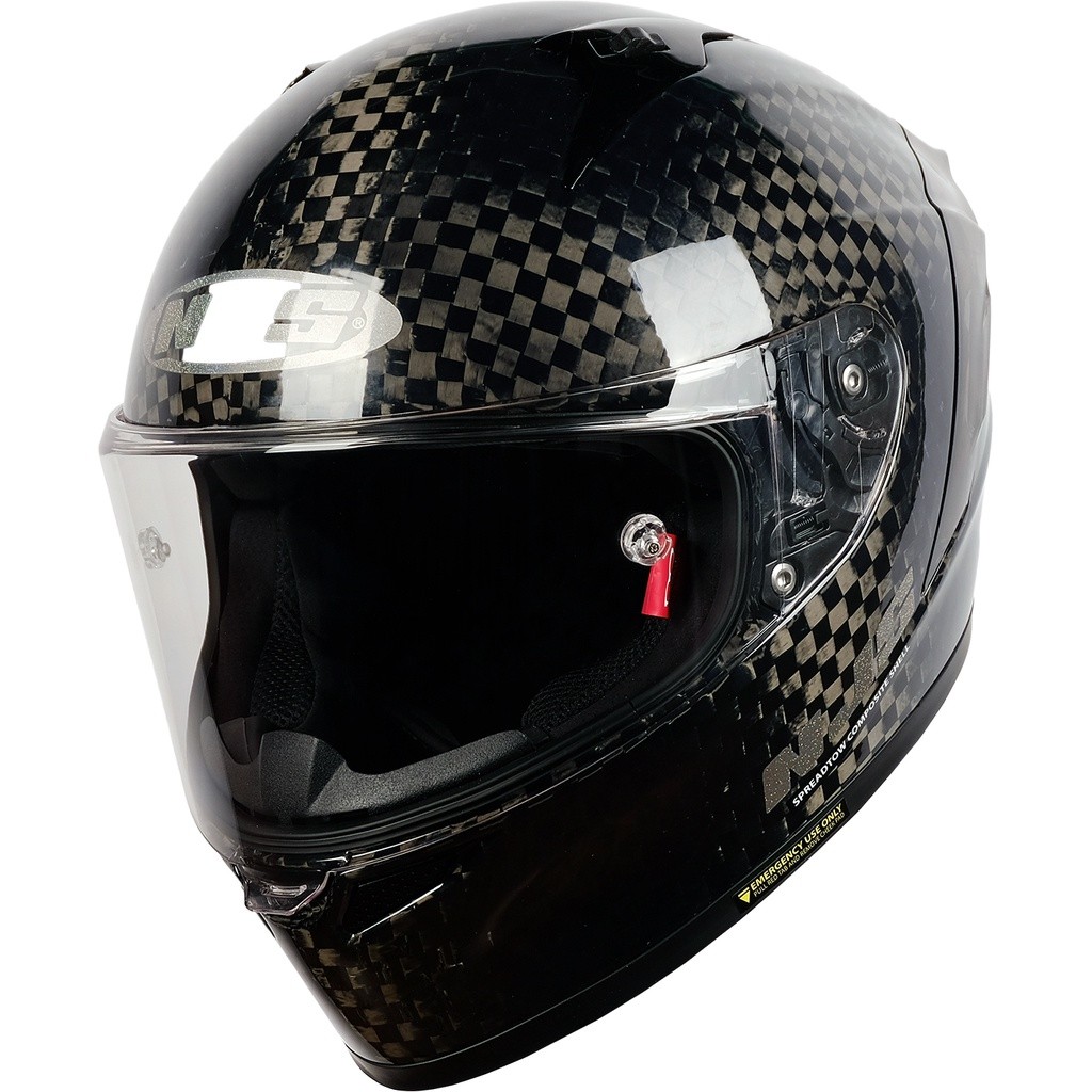 NJS ZX-1R CARBON SPREADTOW Gloss/Doff Helm Full Face(FREE PINLOCK ) - Helm Fullface NJS ZR NJS