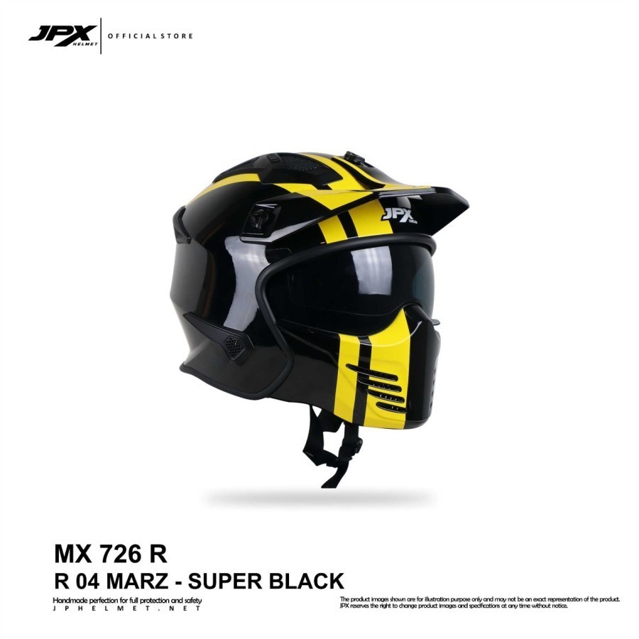 Helm JPX Full Face Mx-726R - R04 MARZ