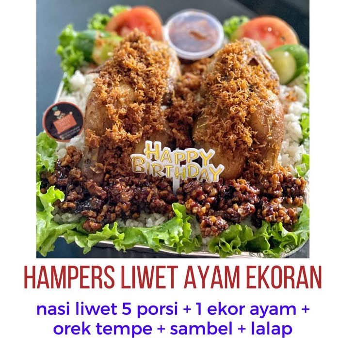 

Csp - Hampers Liwet Ayam Ekoran , READY SETIAP HARI, NOTE TGL DAN UCAPAN