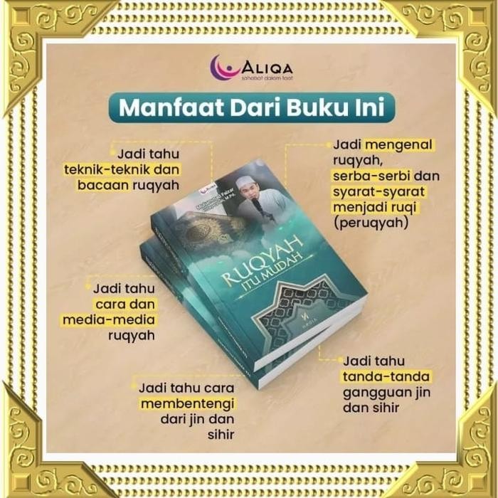 

SALE BUKU RUQYAH / RUQIYAH ITU MUDAH ORIGINAL READY