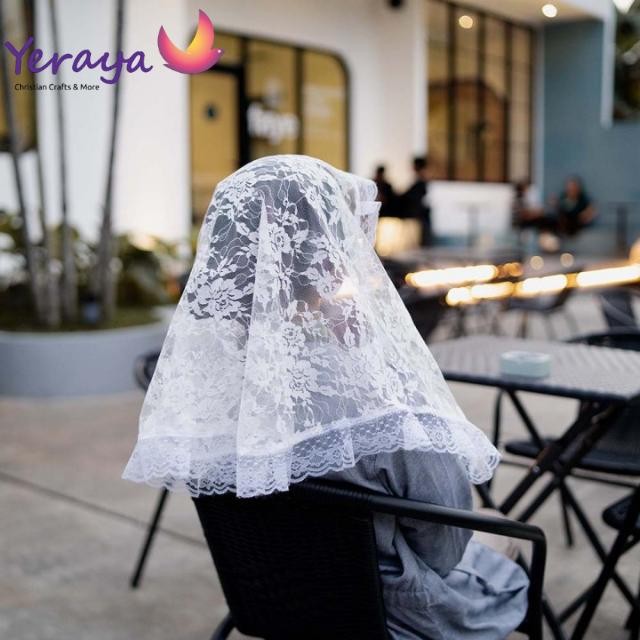 

TERLARIS KAIN MANTILA PUTIH KERUDUNG MISA KATOLIK PERLENGKAPAN MISA GEREJA READY