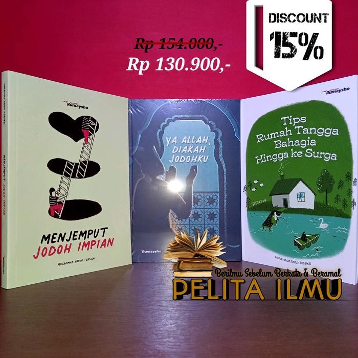 

TERBARU!!! PAKET BUKU PANDUAN KELAS PRA NIKAH RUMAYSHO ACADEMY - IKHTIAR MEMANTASKAN DIRI MENJEMPUT