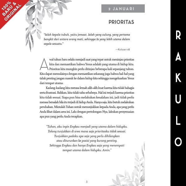 

PROMO BUKU KEKUATAN UNTUK SETIAP HARI JOYCE MEYER RENUNGAN 365 HARI STREGHT READY