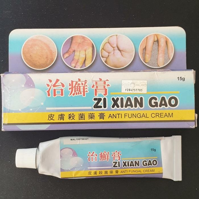 ZI XIAN GAO ANTI FUNGAL CREAM 15GR : PANU-KUDIS-JAMUR-EKSIM-PECAH2