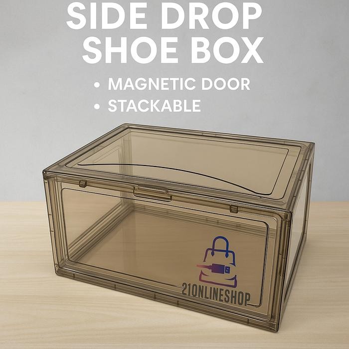 Shoe Box Full Acrylic Kotak Sepatu Akrilik Box Sepatu Sneakers Box Kotak Penyimpanan Sepatu