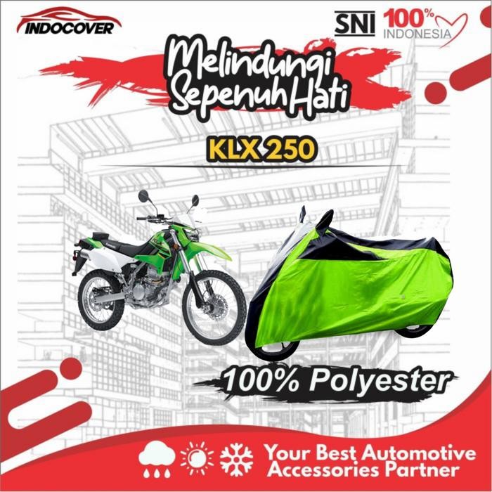 COVER MOTOR KLX 250 SELIMUT MOTOR KLX 250 SARUNG MOTOR KLX 250 TERBAIK