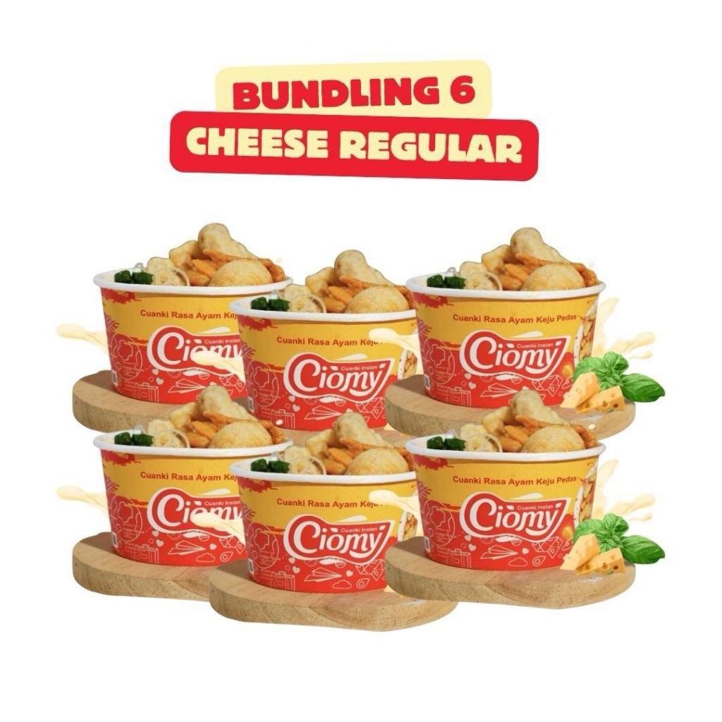 

CPT - CIOMY - Paket Bundling 6 Cuanki Ayam Pedas Kuah Keju