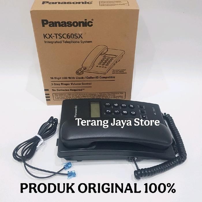 JTTOP" TELEPON KABEL PANASONIC KX-TSC60SX TELEPON PANASONIC KX-TSC60 TELPON ANALOG PANASONIC TSC60