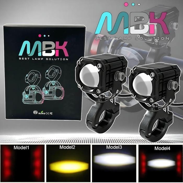 Lampu Tembak Mini Lensa Driving Isi 2 Pcs Plus Angel Eye Plus Breket motor beat street pcx 150 adv