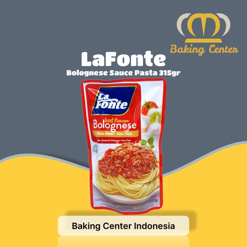 

Konter Makanan La Fonte Bolognese Sauce Pasta 315Gr