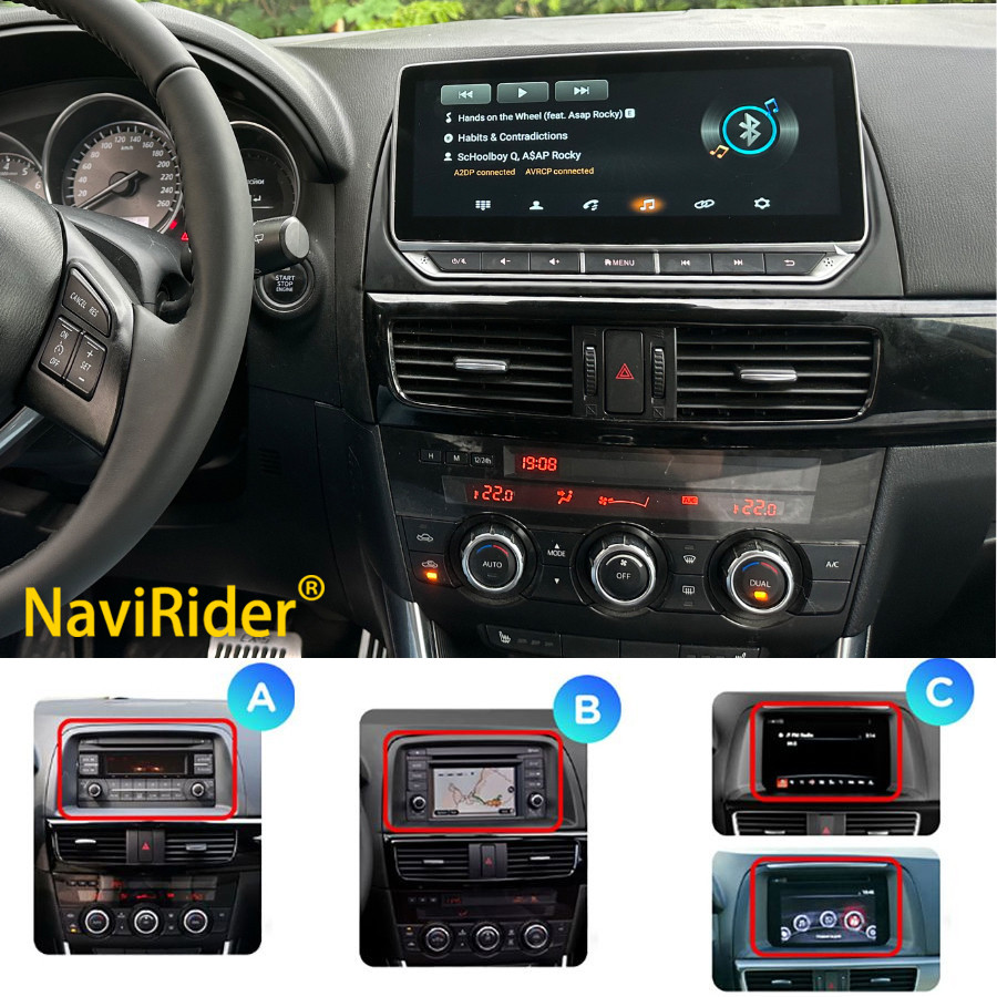 Android 13 Screen 8GB RAM 256GB ROM For Mazda CX5 CX-5 CX 5 2012 -