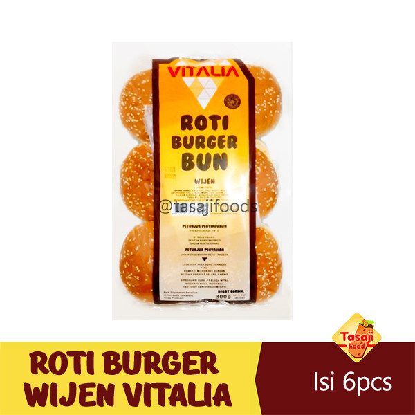 

Konter Makanan Vitalia Roti Burger Bun Wijen