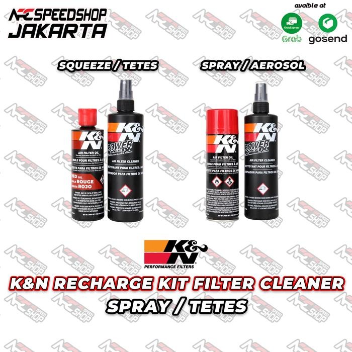 K&N Recharger Kit Filter Cleaner KNN Cairan Pembersih Filter