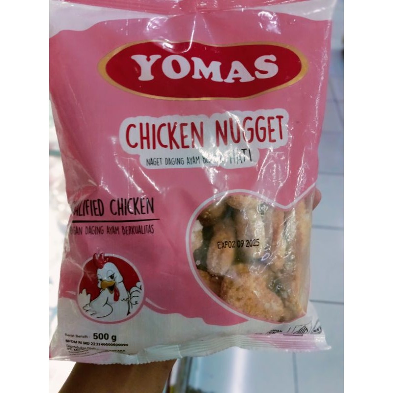 

Konter Makanan Yomas Nuget Hati 500Gr