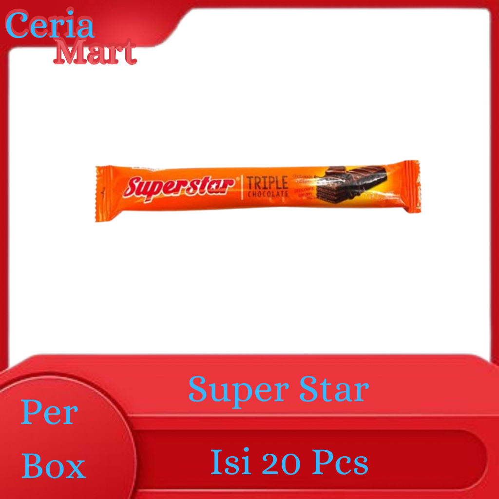 

Sensasi Lezat Wafer Super Star 1 Box Isi 20 Pcs Kering