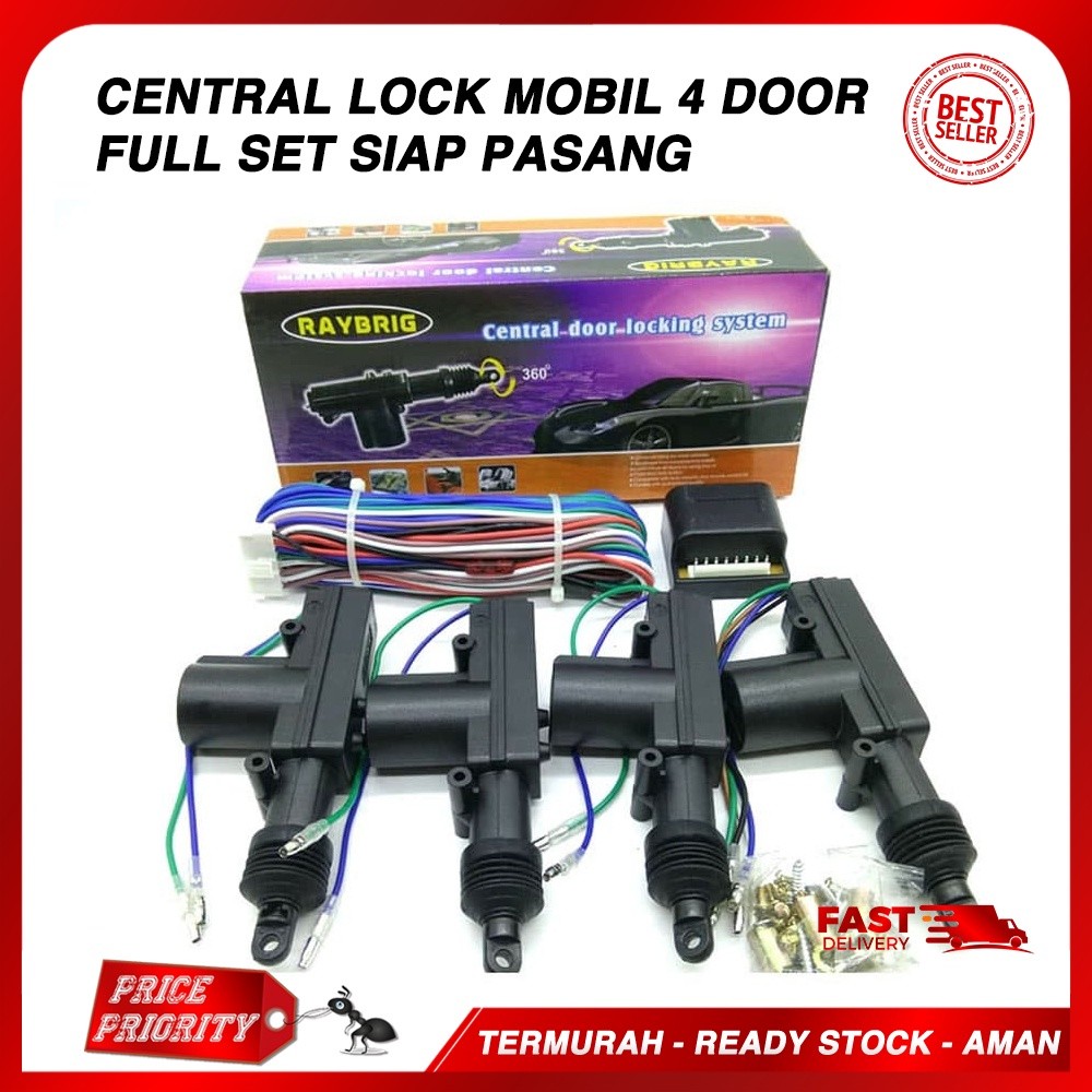 Central Lock Mobil Komplit / Modul Central Lock Mobil Lengkap