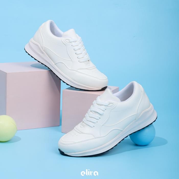 Elira Freya White - Sepatu Sneakers Casual Wanita