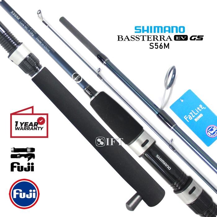 Joran Shimano BASSTERRA EV GS [2021] 56 60 Galatama Full Fuji Bastera Basstera Basterra Resmi