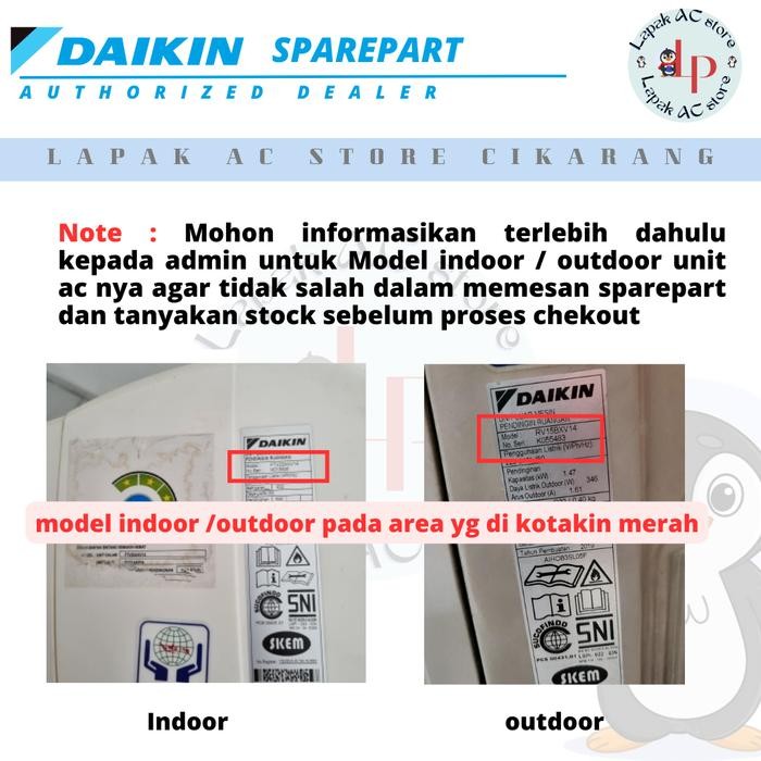 Capacitor Ac Daikin Thailand 1Pk Rc25Nv14 ( 30 + 2 Uf ) Baru
