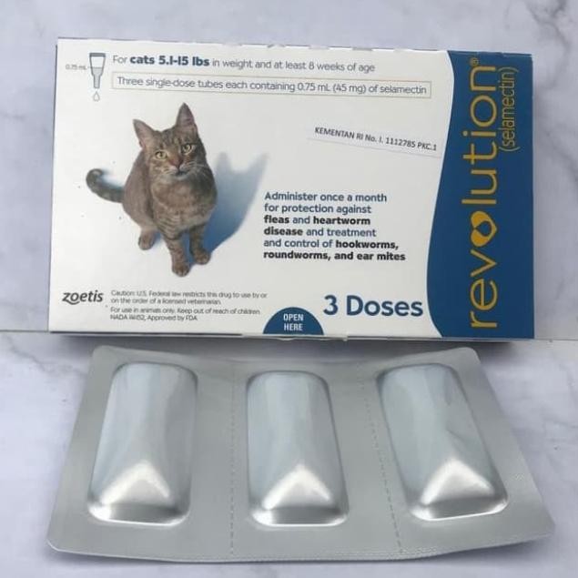 Revolution Cat / Kucing /Obat Tetes Kutu Kucing Dewasa (1 Tube)
