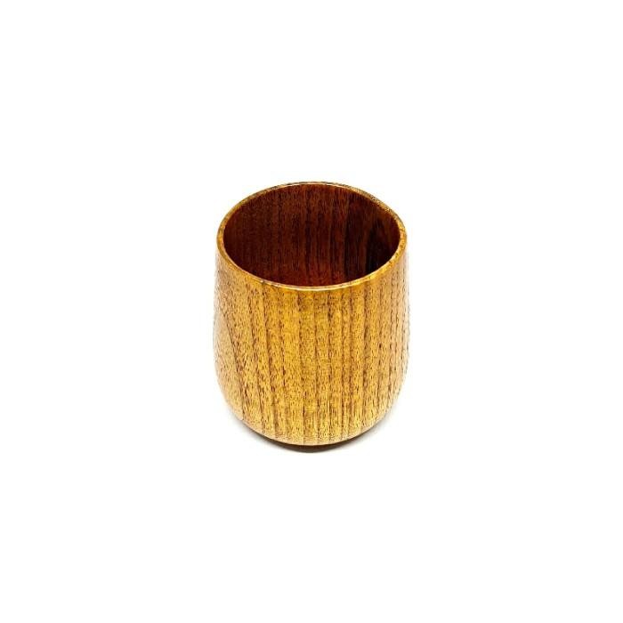 

Gelas Cangkir Mug Kayu Minum Teh 7 cm PREMIUM
