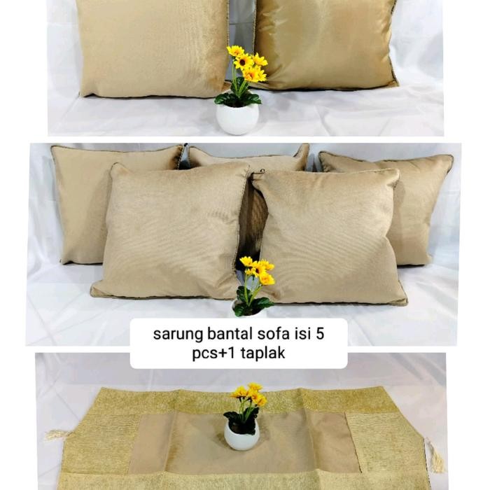 sarung bantal sofa polos/sarung bantal sofa 40x40