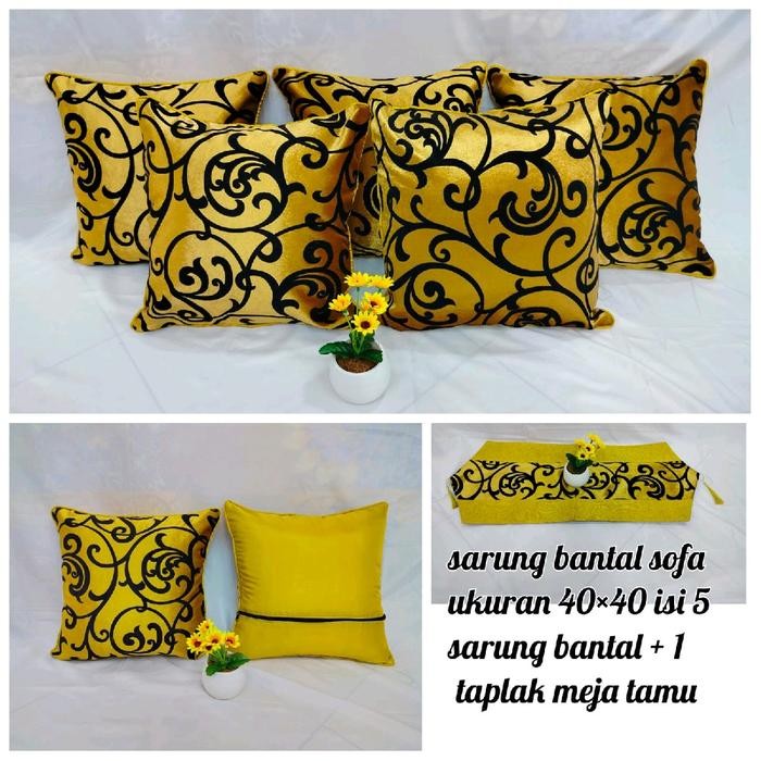 sarung bantal sofa set/sarung bantal sofa 40x40