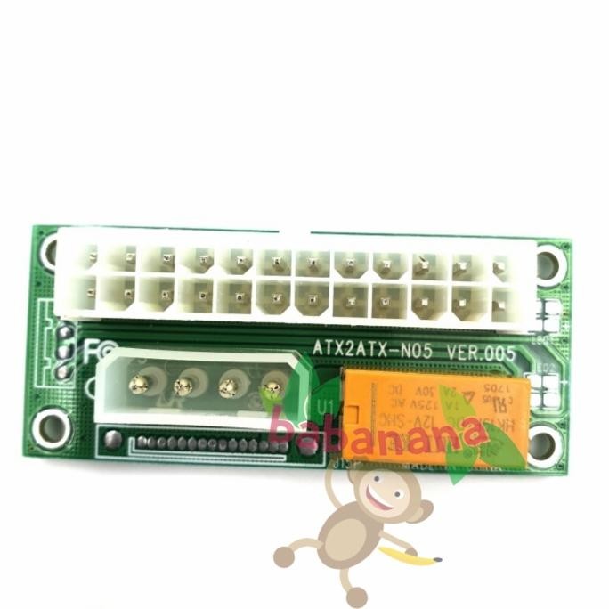 Murah.. Dual Power Supply Motherboard Relay For Mining Double Mobo Multi